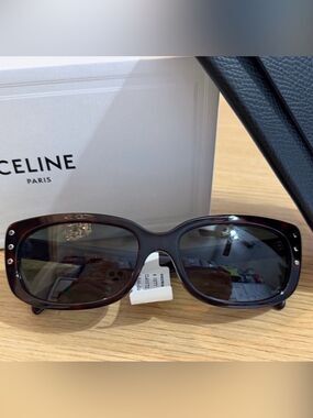 CELINE Paris CL40072I 01A Sunglasses CL  turquoise New in Box  $500